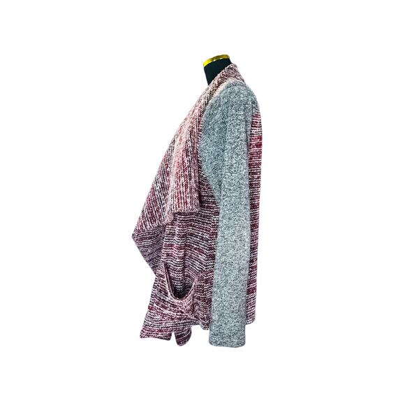 Lucky Brand Asymmetrical Wool Blend Sweater Jacket, Size XL - Picture 3 of 7